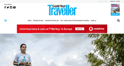 Desktop Screenshot of cntraveller.in